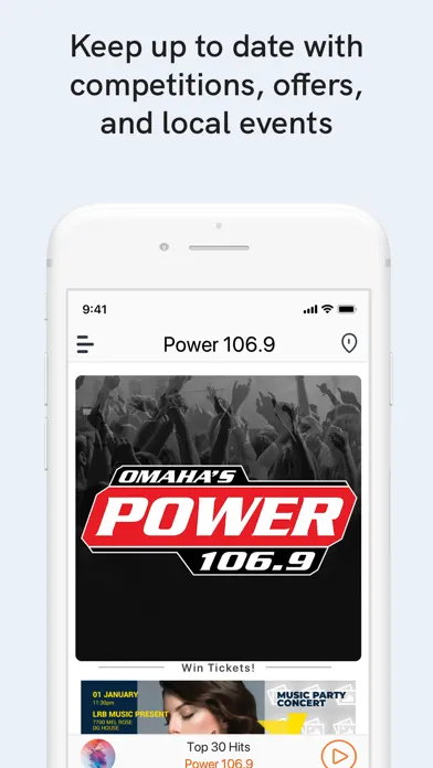 ภาพหน้าจอของ Power 106.9
