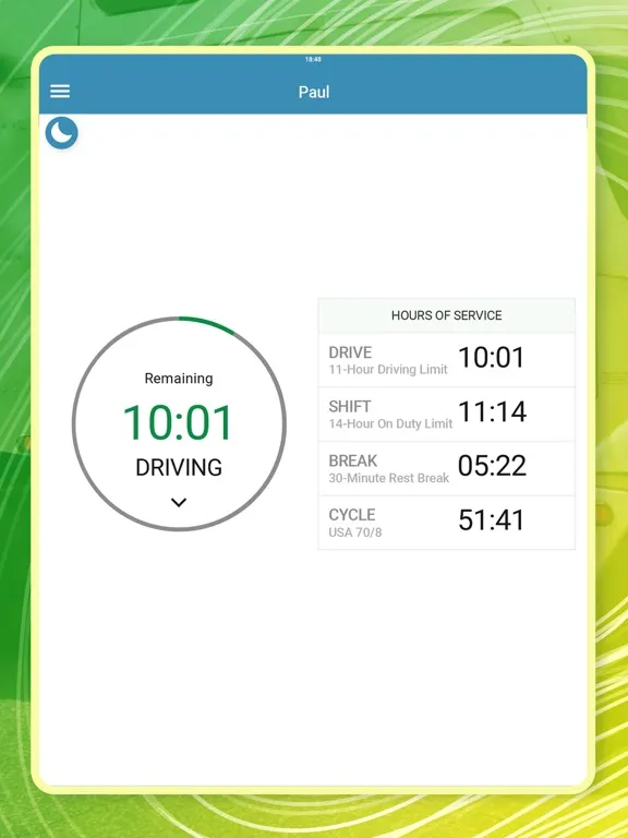 NRG LOG iPad  스크린샷