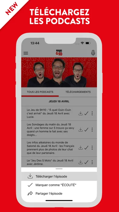 Zrzuty ekranu Manu dans le 6/10
