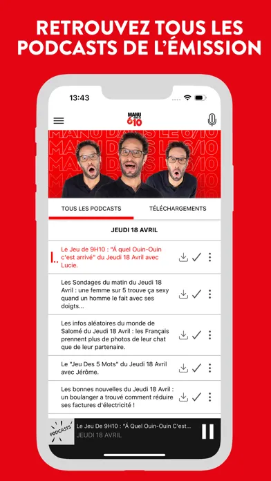 Zrzuty ekranu Manu dans le 6/10