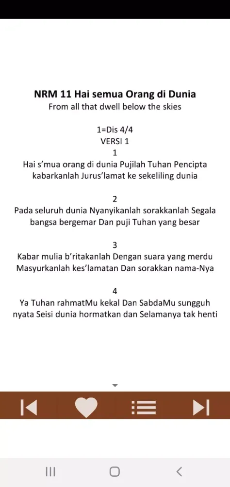 Скриншоты GMI Nyanyian Rohani Methodist