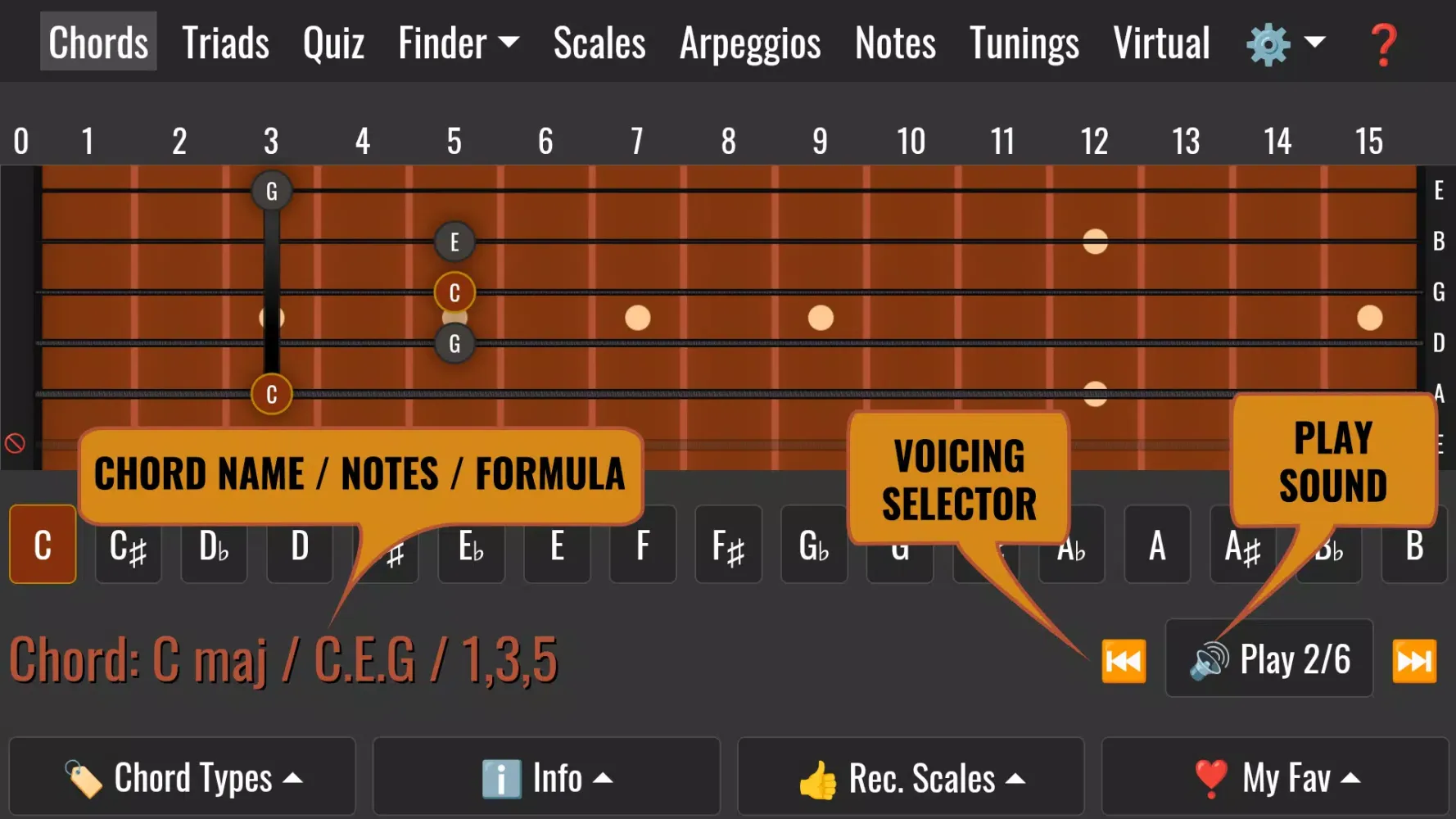 All Guitar Chords Screenshots