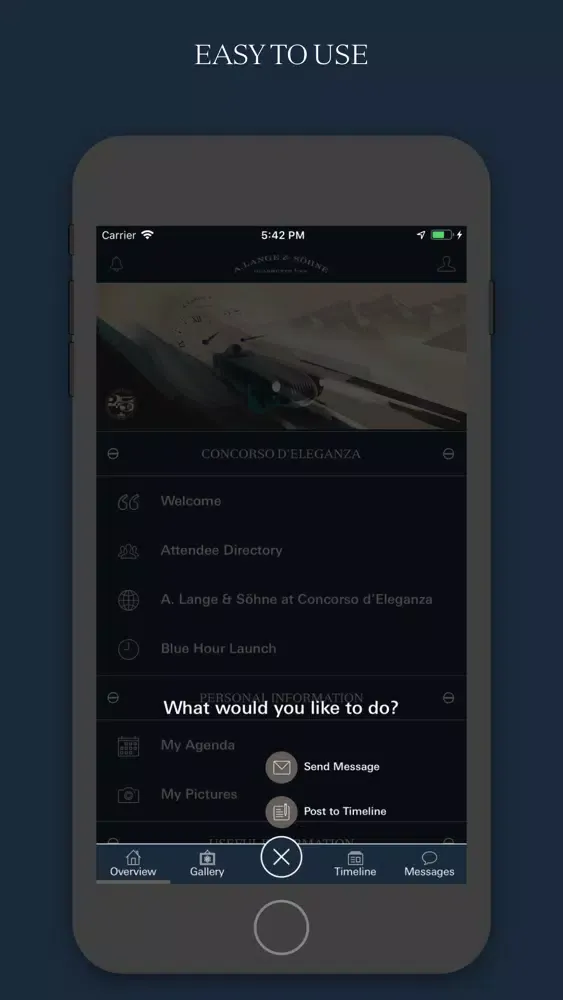 Zrzuty ekranu ALS Event App