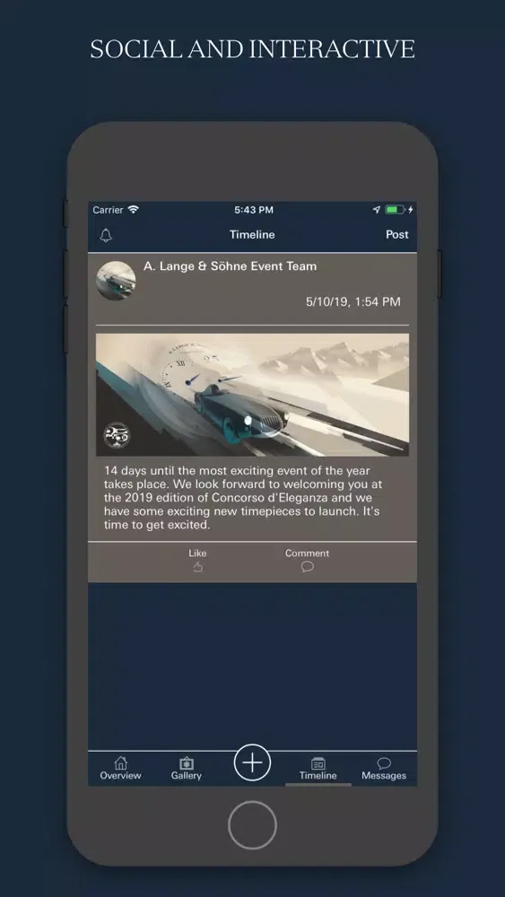 Zrzuty ekranu ALS Event App