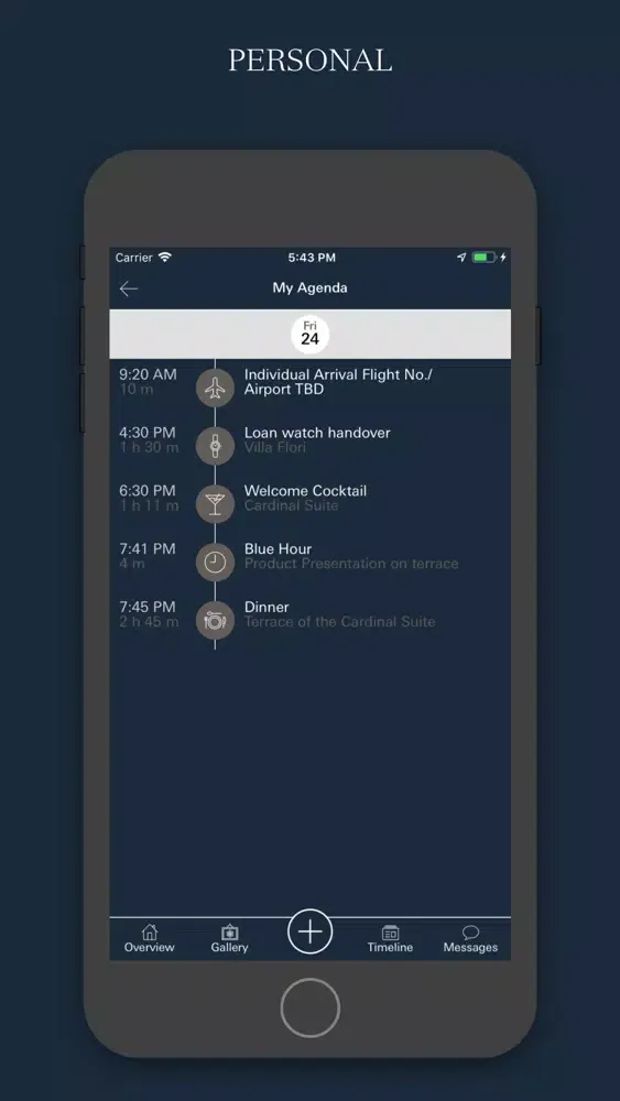 Zrzuty ekranu ALS Event App