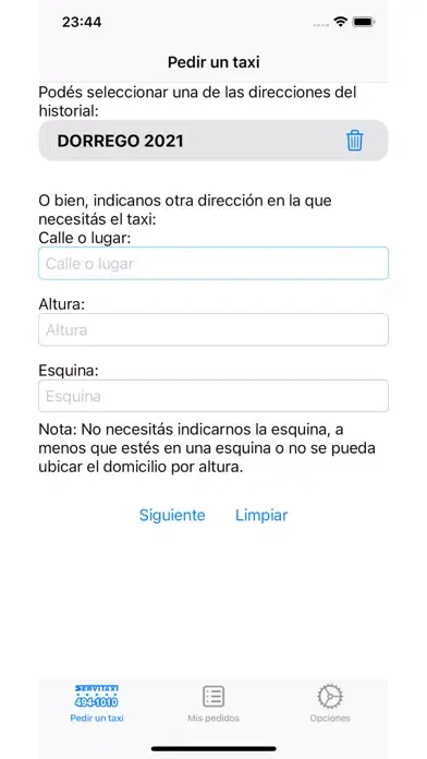 Screenshot di Servitaxi Mar del Plata