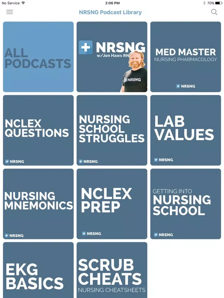 NURSING.com Radio iPad  Screenshots