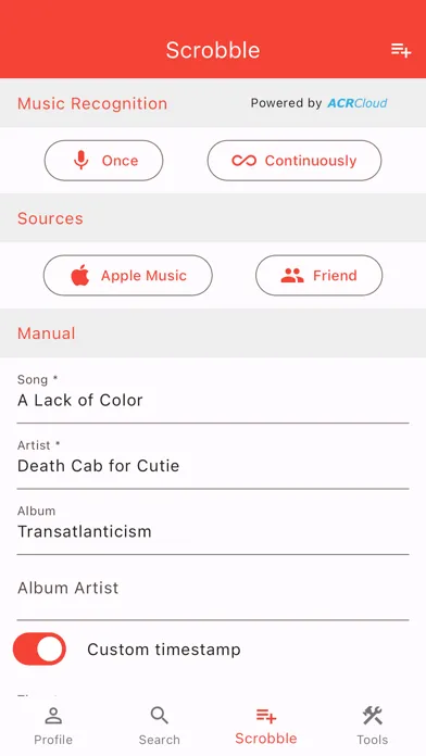 Finale for Last.fm سکرین شاٹس
