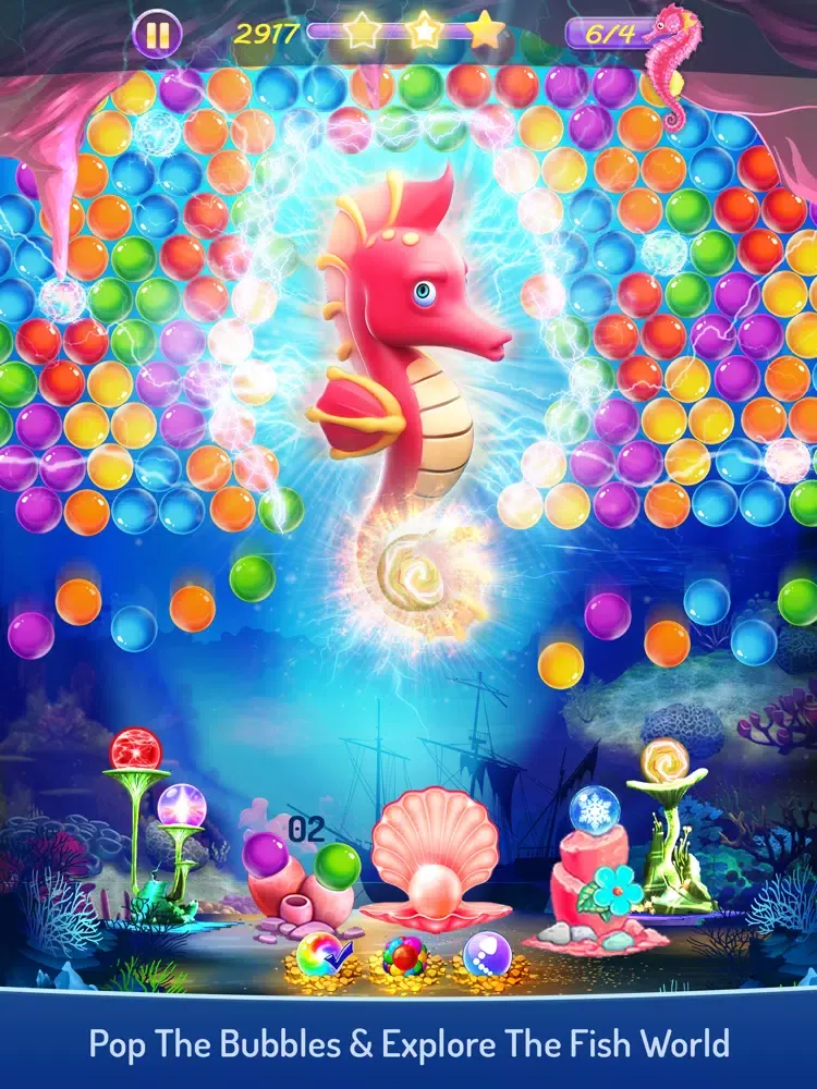 Fish Aquarium Bubble World iPad  Ekran Görüntüleri