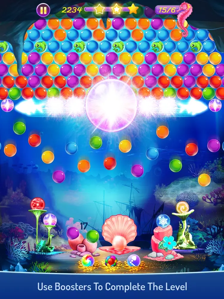 Fish Aquarium Bubble World iPad  Ekran Görüntüleri