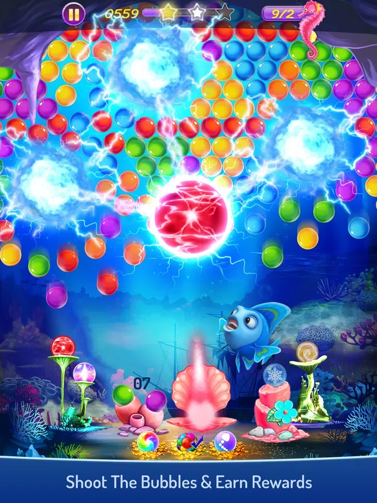 Fish Aquarium Bubble World iPad  Ekran Görüntüleri