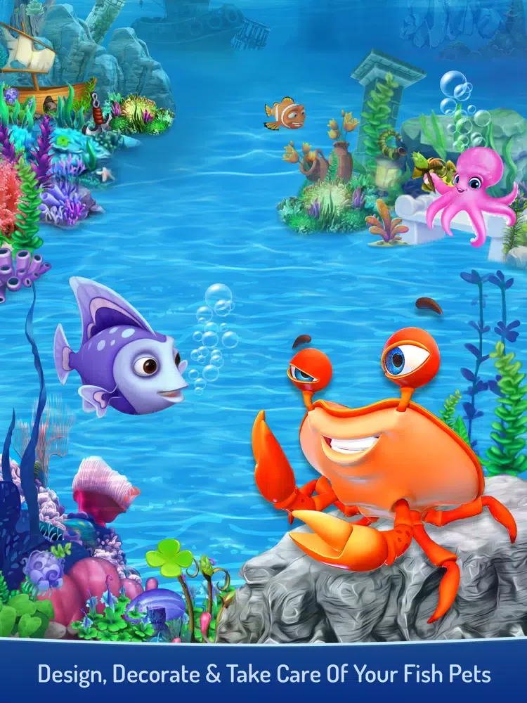 Fish Aquarium Bubble World iPad  Ekran Görüntüleri
