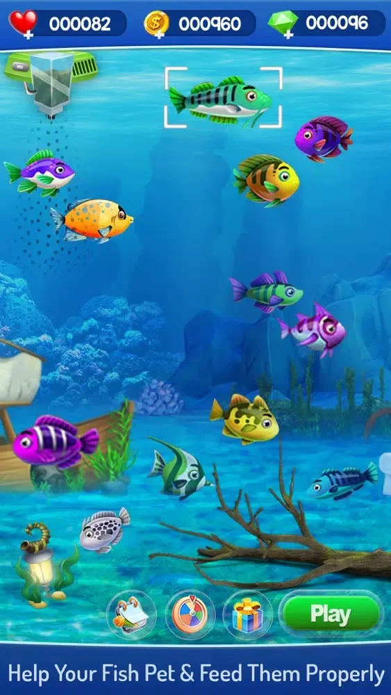 Fish Aquarium Bubble World Ekran Görüntüleri