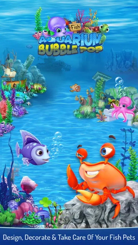 Fish Aquarium Bubble World Ekran Görüntüleri
