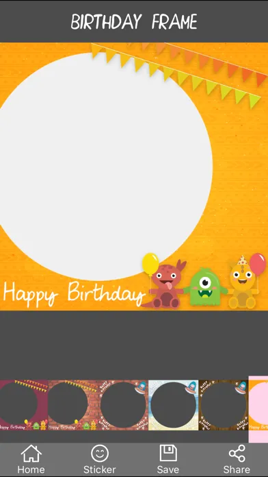 تصاویر Happy Birthday Frames