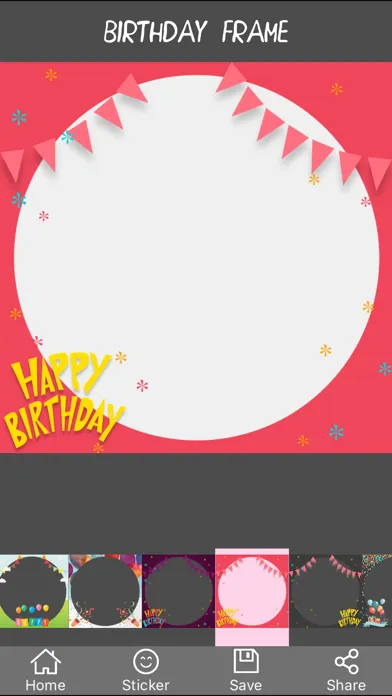 تصاویر Happy Birthday Frames