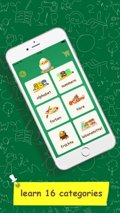 ภาพหน้าจอของ Learn German Vocabulary - Kids