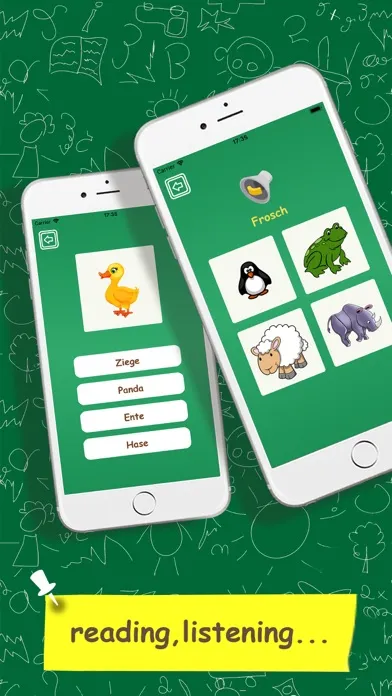 ภาพหน้าจอของ Learn German Vocabulary - Kids