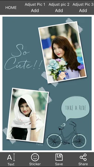 Screenshot di Photo Studio - Collage photo into frame art with stickers