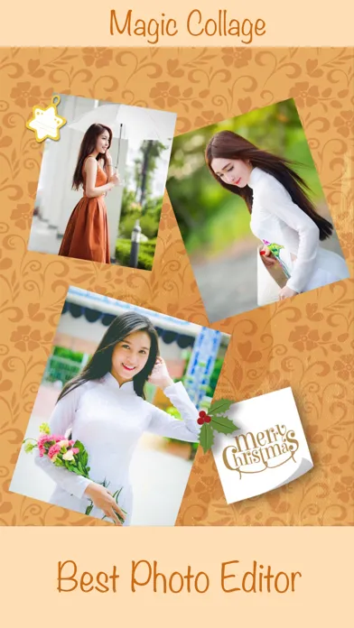 The Best Photo Collage Frames - Photo Art Studio - Pic Frame Editor Magic Collage 스크린샷