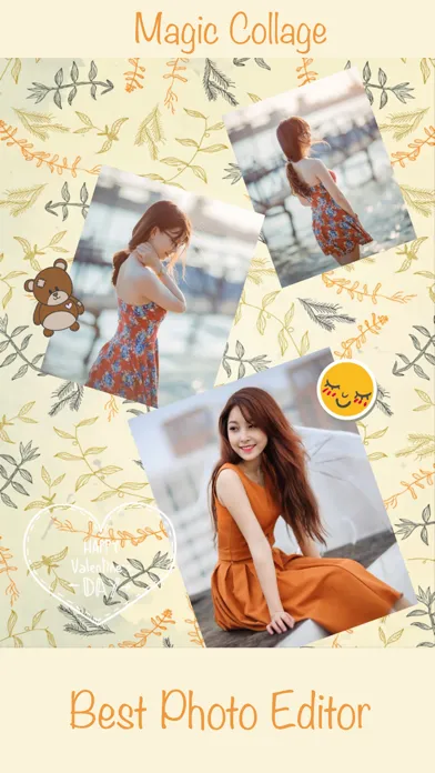 The Best Photo Collage Frames - Photo Art Studio - Pic Frame Editor Magic Collage 스크린샷