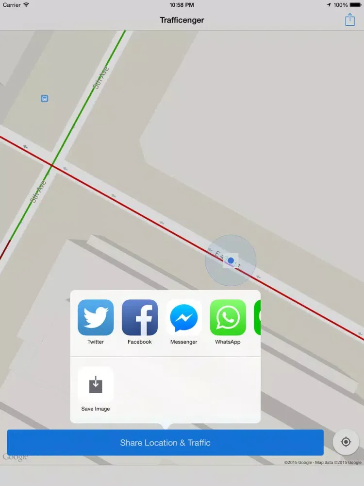 Trafficenger iPad  سکرین شاٹس