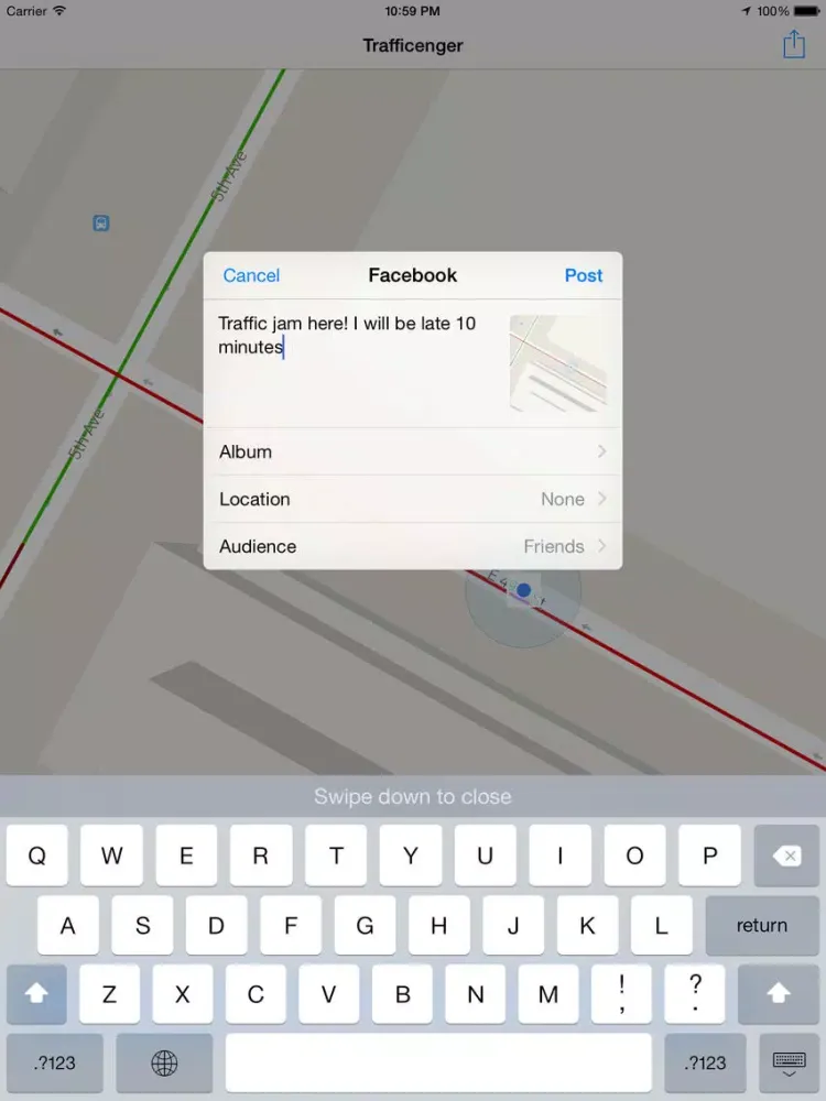 Trafficenger iPad  سکرین شاٹس