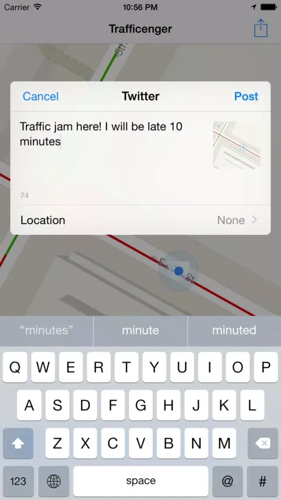 Trafficenger سکرین شاٹس