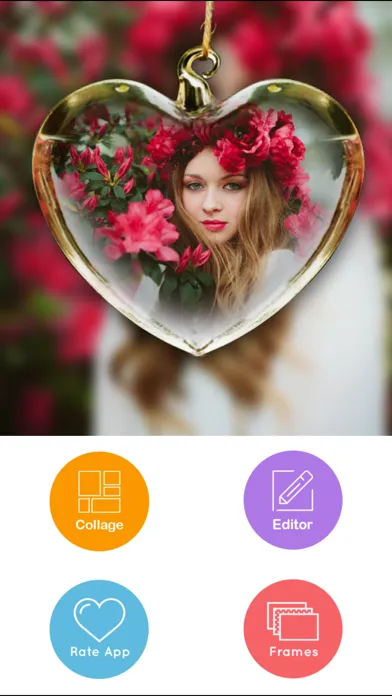 Khung hình tình yêu - Camera 720 Chỉnh sửa ảnh 360 스크린샷