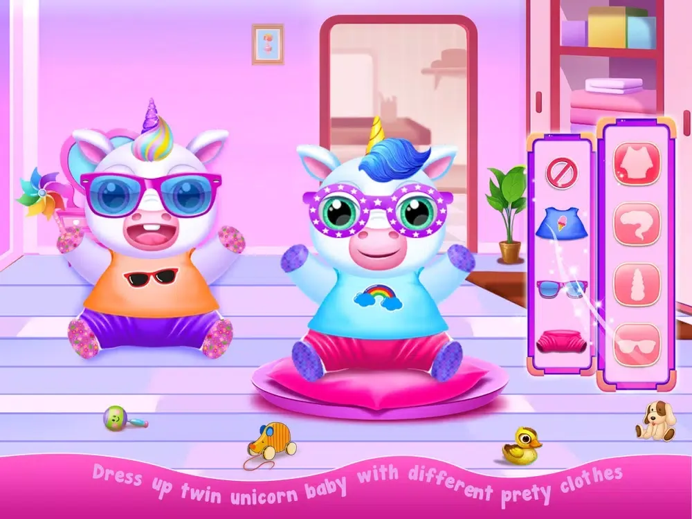 Twin Baby Unicorn Daycare iPad 应用截图