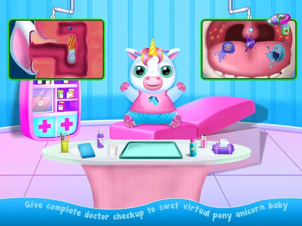 Twin Baby Unicorn Daycare iPad 应用截图