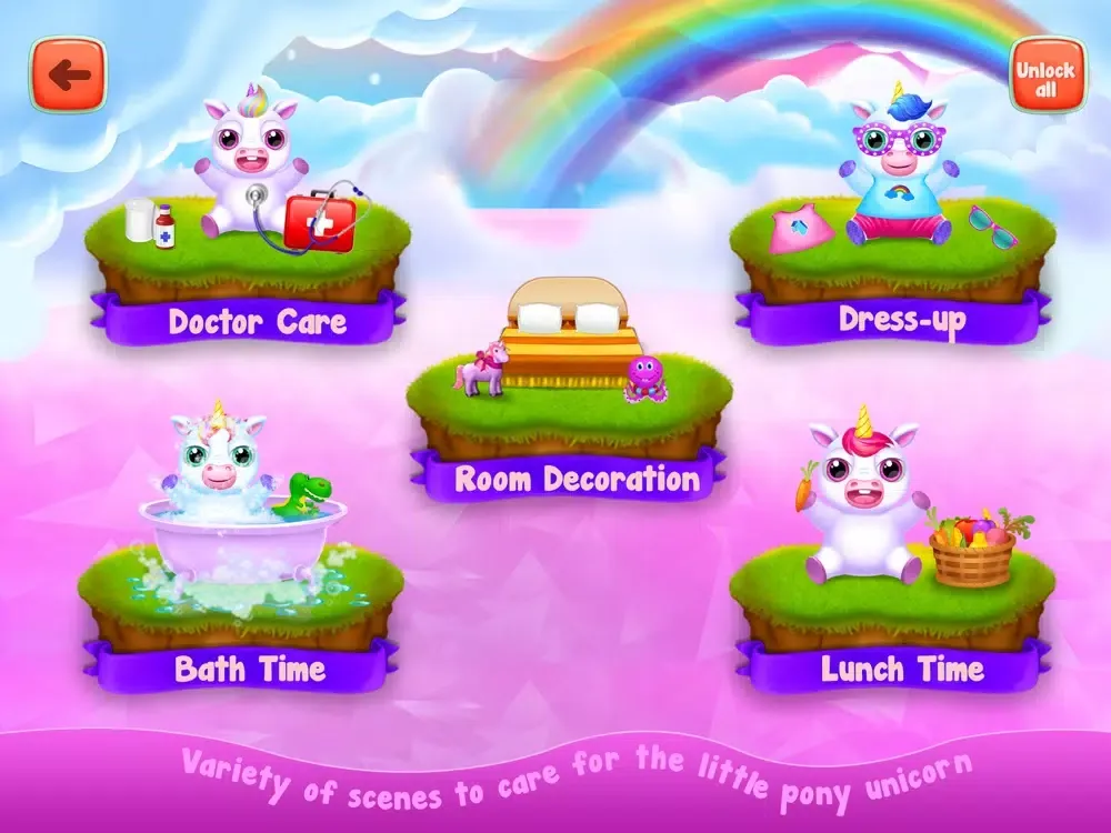Twin Baby Unicorn Daycare iPad 应用截图