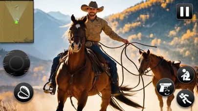 Tangkapan layar West Fighter Cowboy Games 3D