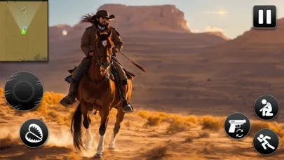 Tangkapan layar West Fighter Cowboy Games 3D