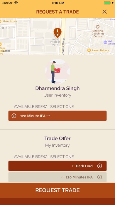 Brew Trader - Swap Beer App سکرین شاٹس