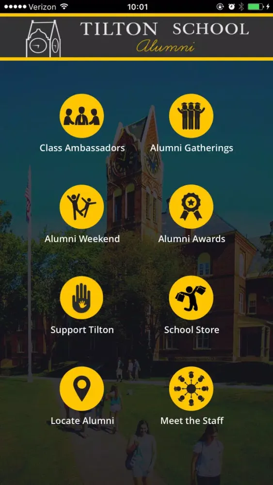 Tilton Alumni Screenshots