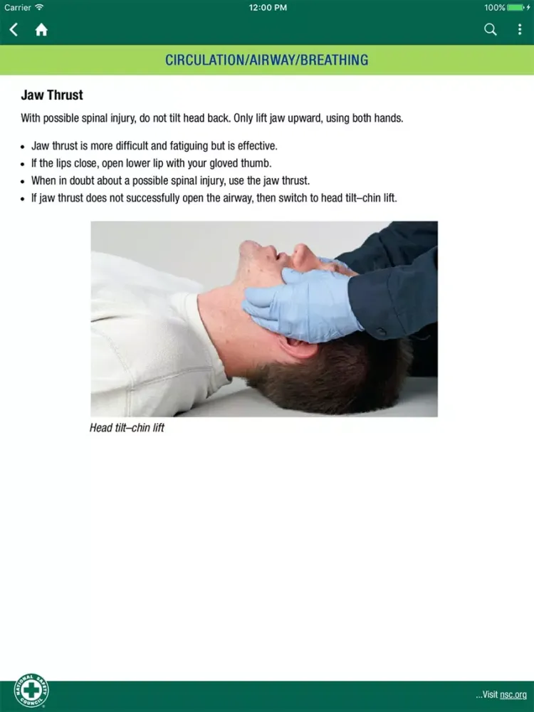 Ảnh chụp màn hình của EMR Guide iPad 