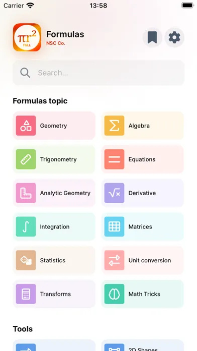 Maths Formulas应用截图