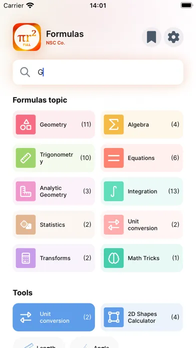 Maths Formulas应用截图