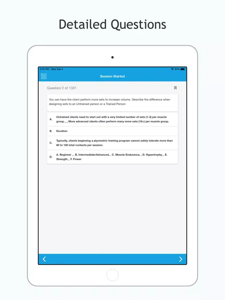 صور NSCA Test Prep iPad 