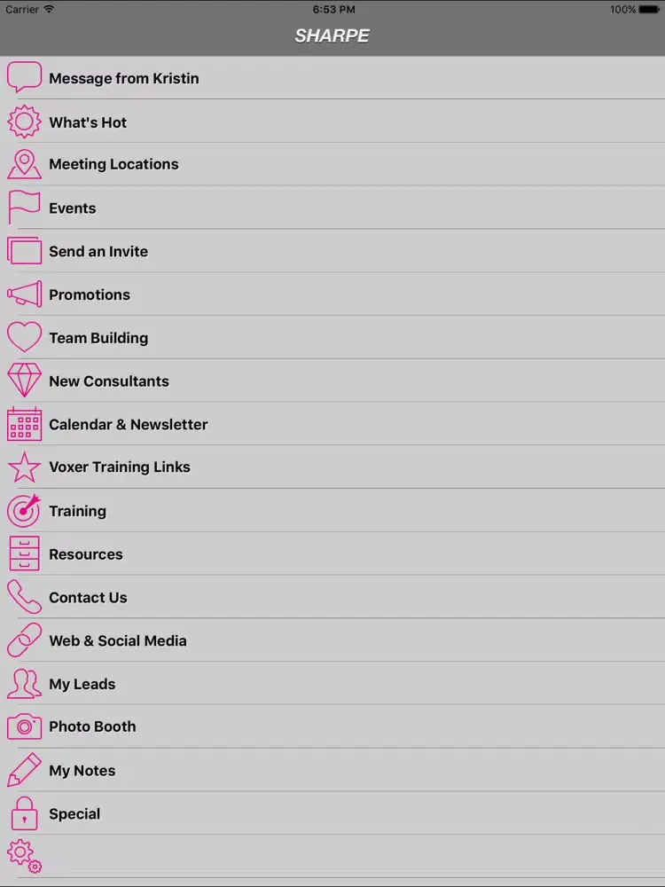 Screenshot di SHARPE AREA app iPad 