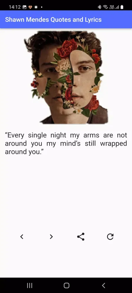 Shawn Mendes Quotes and Lyrics سکرین شاٹس