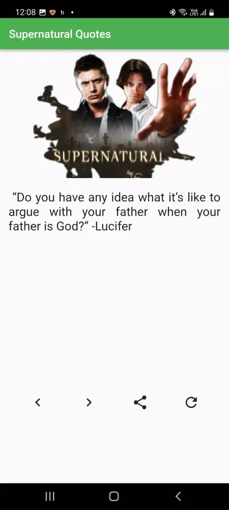Supernatural Quotes应用截图