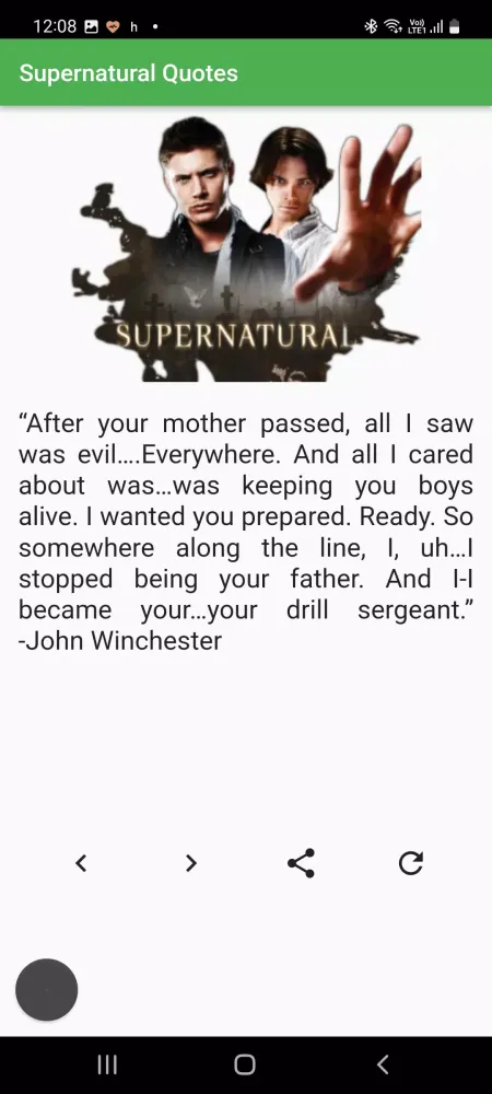Supernatural Quotes应用截图