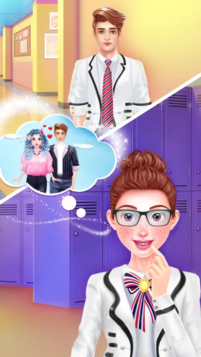 Captures d'écran de Love Story: High School Crush