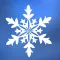 snowing on