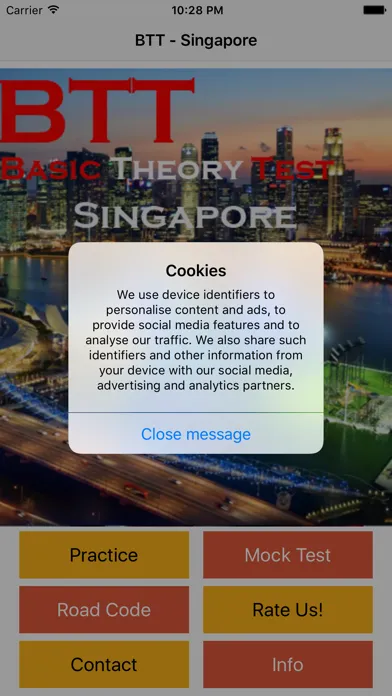 BTT Basic Theory Test for Singapore Driving - Prepare Driving Theory Test应用截图