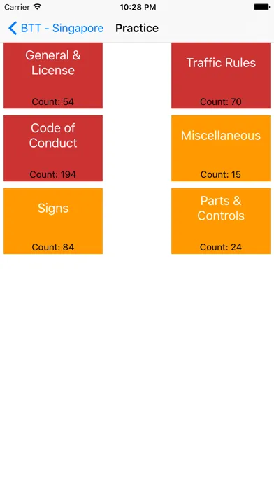 BTT Basic Theory Test for Singapore Driving - Prepare Driving Theory Test应用截图