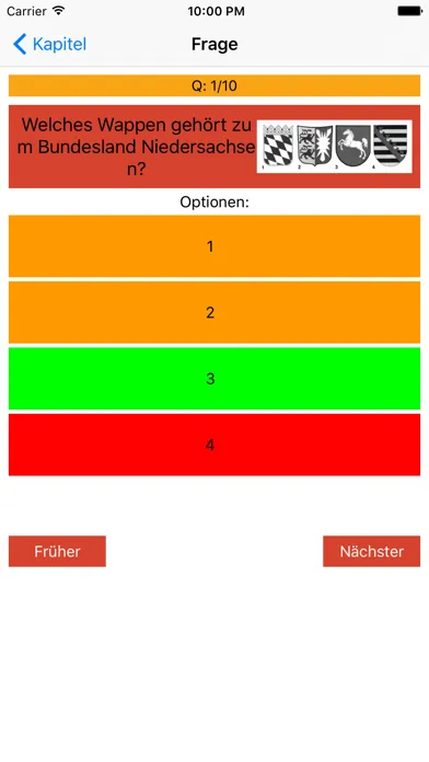 Capturas de tela do Einbürgerungstest - Deutsch - Voraussetzung für die Staatsbürgerschaft Deutsch
