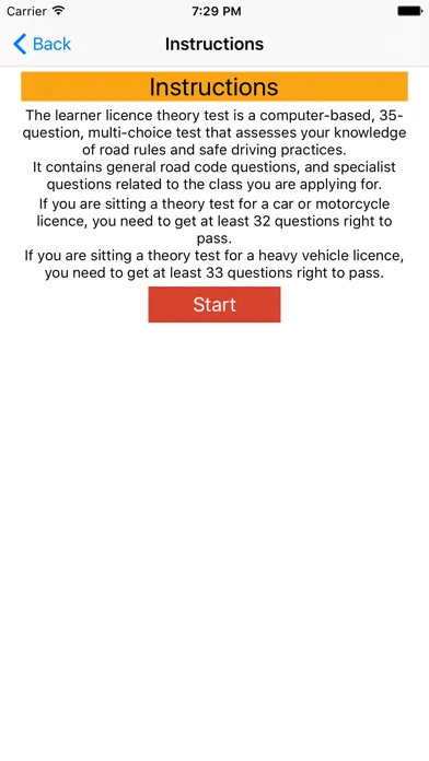 New Zealand Driving Test Preparation NZTA - NZ Theory Driving Test for Car, Motorcycle, Heavy Vehicle - 400 Questions Screenshots